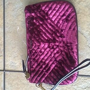 NWT Nine West  Purple Velvet Clutch